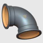 زانو دو سر ساکت 90 درجه