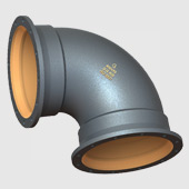 زانو دو سر ساکت 90 درجه