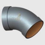 زانو دو سر صاف (کلاس دار) 45 درجه